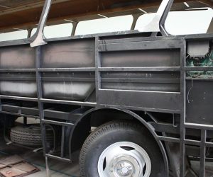Metal bus frame